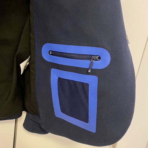 COPY - Argent Navy Technical Blazer - Picture 4 of 5